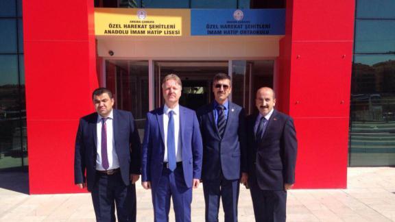 Çankaya İlçe Milli Eğitim Müdürü Sayın Mustafa ÖZELin Okul Ziyaretleri  Devam Ediyor.