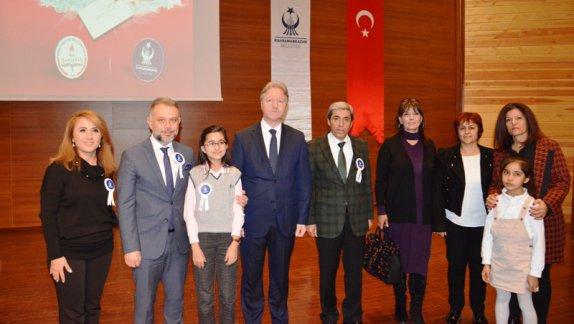 15 Temmuz Demokrasi Şehitlerine Mektuplar Etkinliği Ödül Törenine İlçe Millî Eğitim Müdürü Mustafa Özel Katıldı.