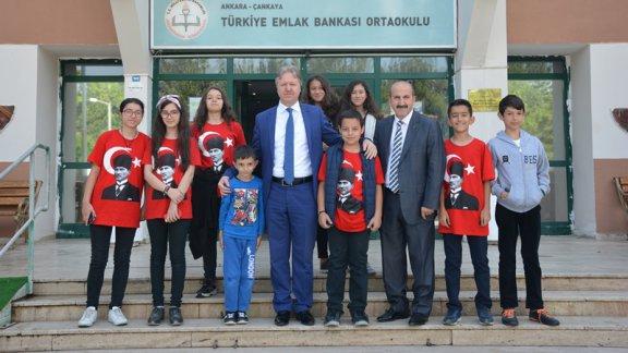 İlçe Millî Eğitim Müdürü Mustafa Özel,  Okul Ziyaretlerine Devam Ediyor.