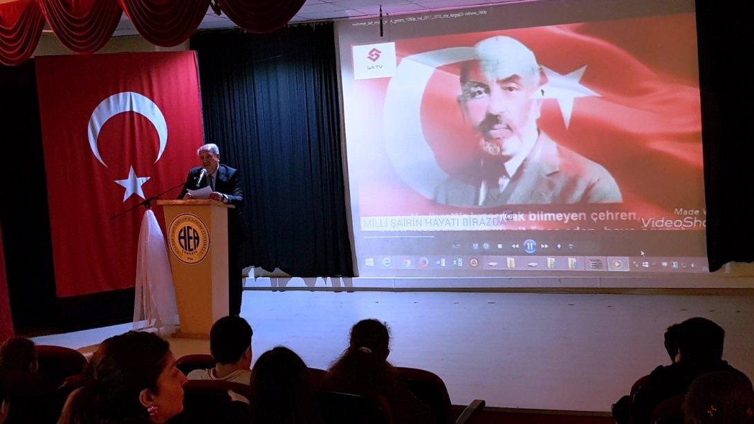 Çankaya'da Mehmet Akif Ersoy'u Anma Haftası Etkinlikleri