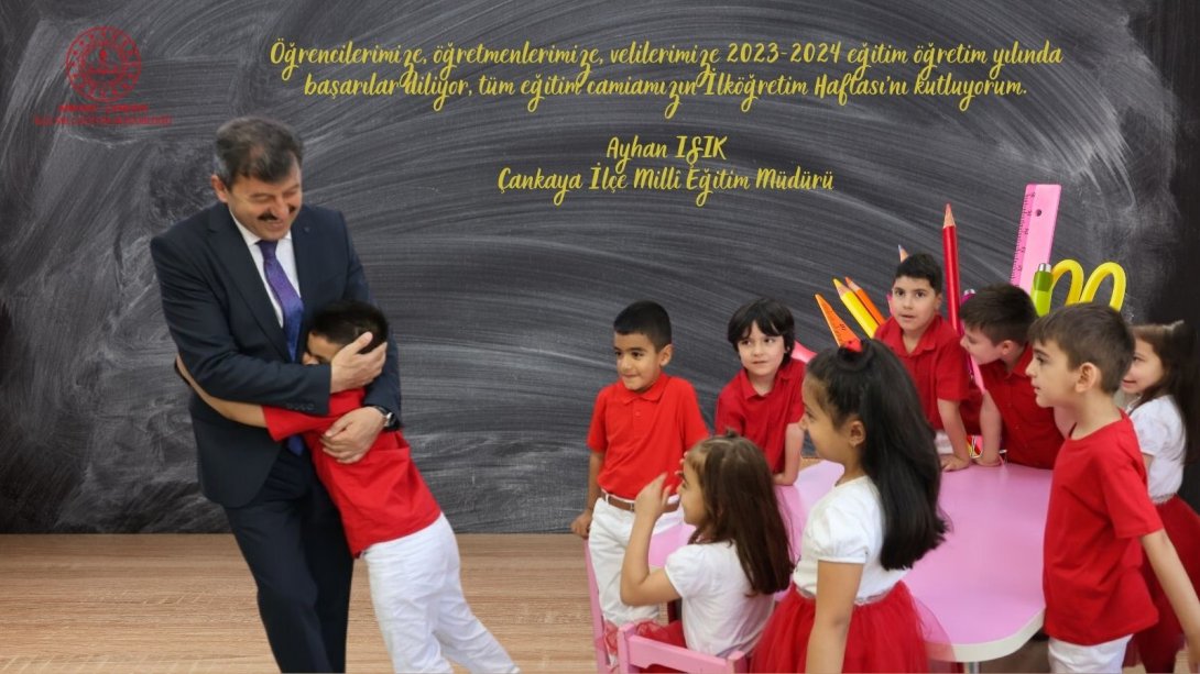 İlçe Millî Eğitim Müdürümüz Ayhan Işık'ın, 2023-2024 Eğitim Öğretim Yılı Mesajı...