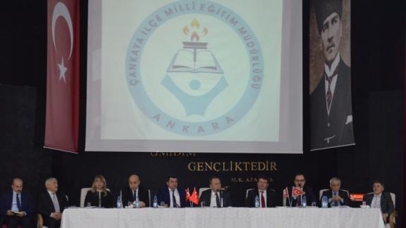 Çankaya İlçe Millî Eğitim Müdürlüğü, İkinci Yarıyıl Okul Müdürleri Toplantısı Yapıldı.