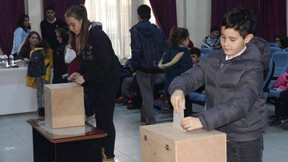 Demokrasi Eğitimi ve Okul Meclisleri İlçe Temsilcisi Seçimi Yapıldı.