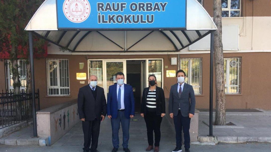 İlçe Millî Eğitim Müdürümüz Yaşar Türk, Rauf Orbay İlkokulunu Ziyaret Etti.