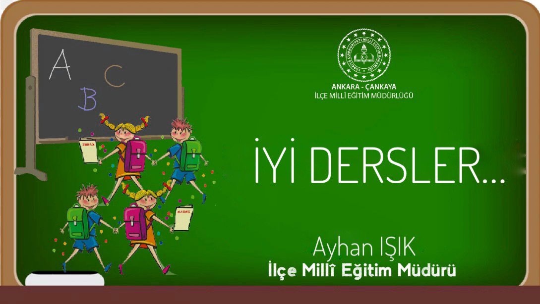 İlçe Millî Eğitim Müdürümüz Ayhan Işık'ın, 2022-2023 Eğitim Öğretim Yılı İkinci Dönem Mesajı...