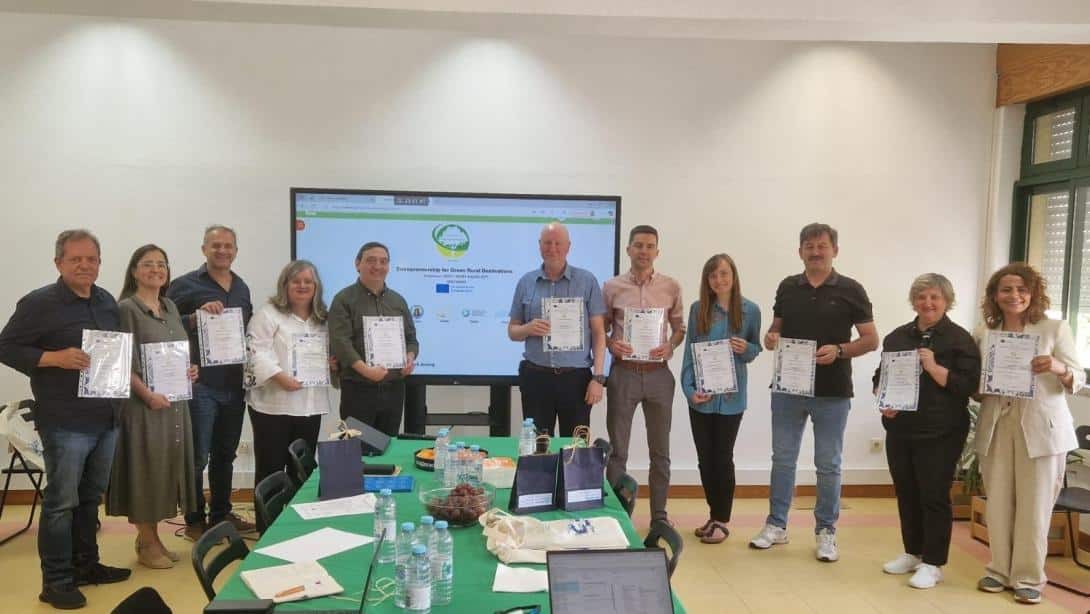 Erasmus+ Yeşil Kırsal Girişimcilik Projesi Finalde!
